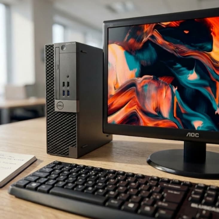 Computador COMPLETO Dell Optiplex 7040 - Intel Core i5 | 6ª geração | 240GB SSD | 8GB DDR4