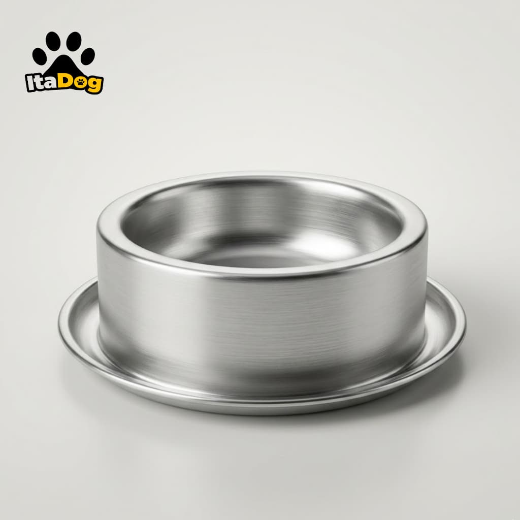 Comedouro Antiformiga Mini Alumínio Para Gato E Cachorro Filhote Pote Ração