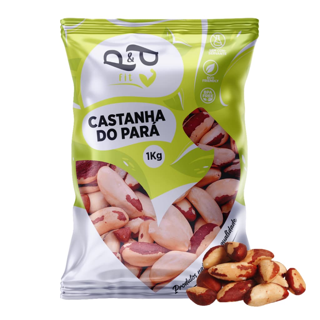 Castanha Do Pará Inteira - Rico em Selênio e Gorduras Saudáveis, Textura Crocante, Snack