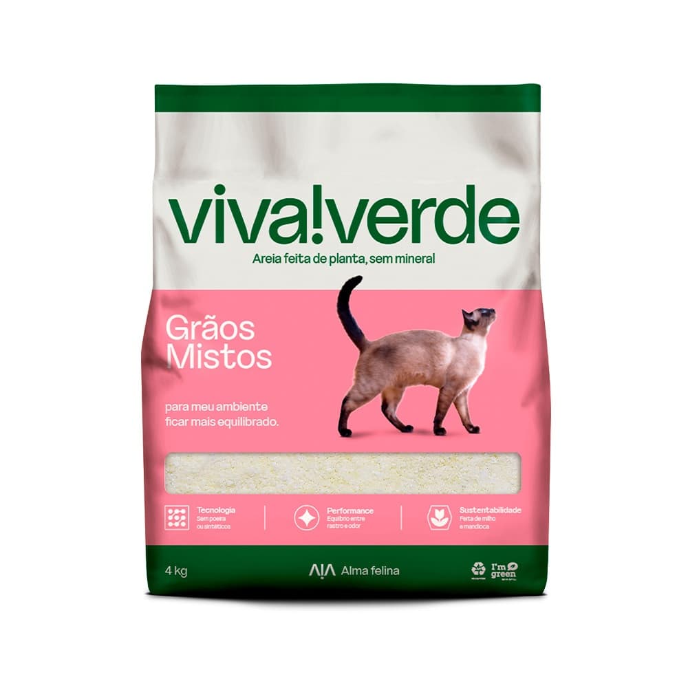 Areia Sanitária Viva Verde Vida Descomplicada 4k