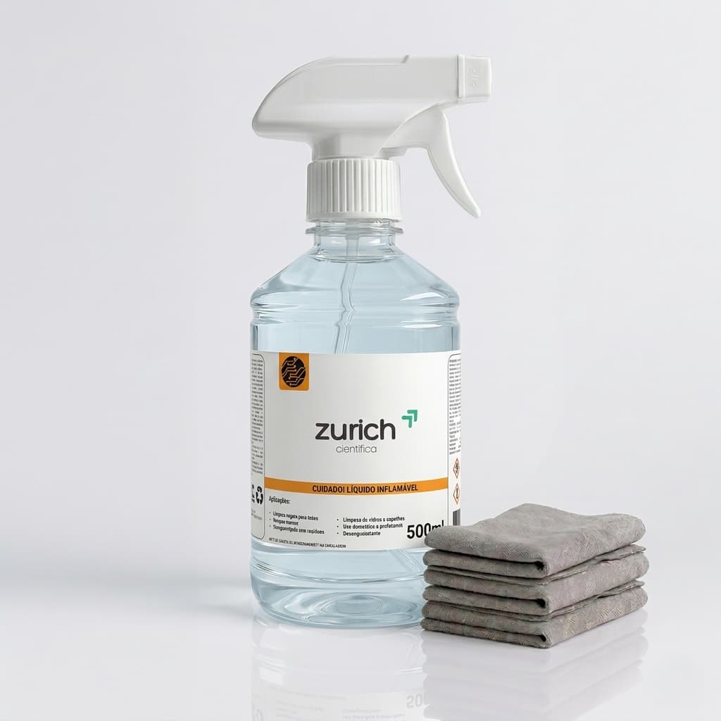 Kit Limpa Telas 500ml com spray borrifador + 3 Microfibras para TV, Celular, Monitor, Notebook, Vidro, Computador