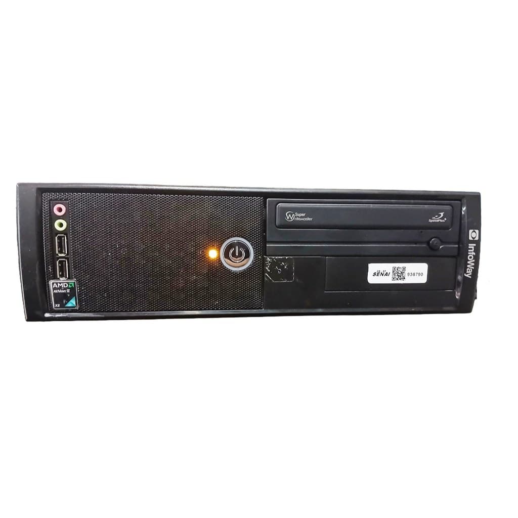 COMPUTADOR DESKTOP ITAUTEC INFOWAY SM3322 AMD ATHLOM II X2 240 2,8GHZ 8GB RAM NVIDIA 8400GS NS 4000103700098