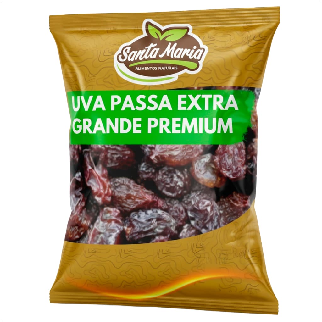 Uva Passa Preta Extra Grande Sem Semente 1KG 2KG 3KG 4KG 100% Natural Saudável Premium Gourmet