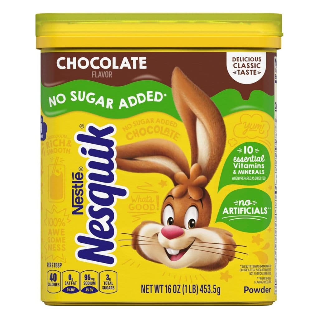 Nesquik Chocolate Powder Zero Açúcar 570g Importado Original Achocolatado Sem Açúcar