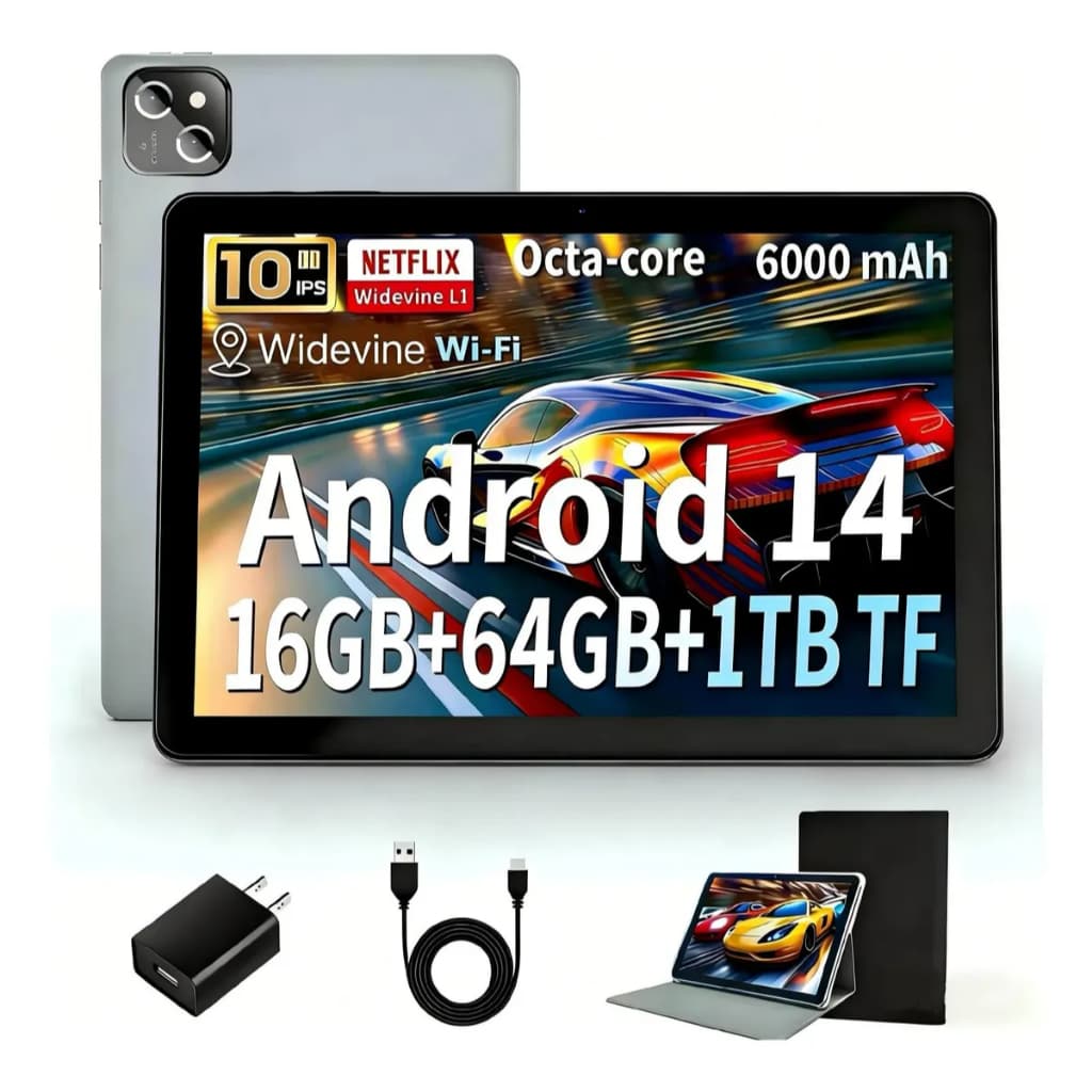 Tablet Acrensly M17 Android 14 Octa-core 10.1'' 64GB+1TB TF Wi-Fi