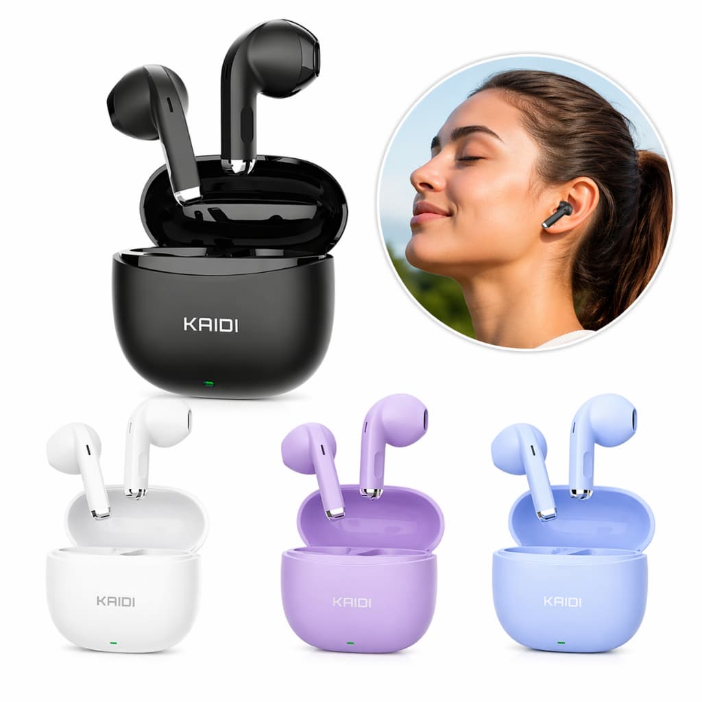 Fone Ouvido Bluetooth Sem Fio Kaidi KD-779 5.4 In-ear Tws Tipo-c