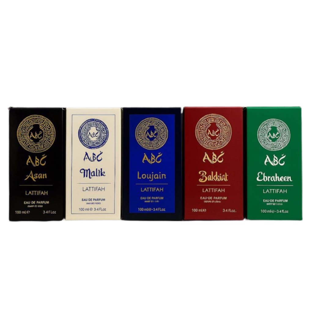 Kit 5 Perfumes Árabe Lattafa Masculino 100ml cada Importados Fragrâncias Intensas Elegantes Luxo