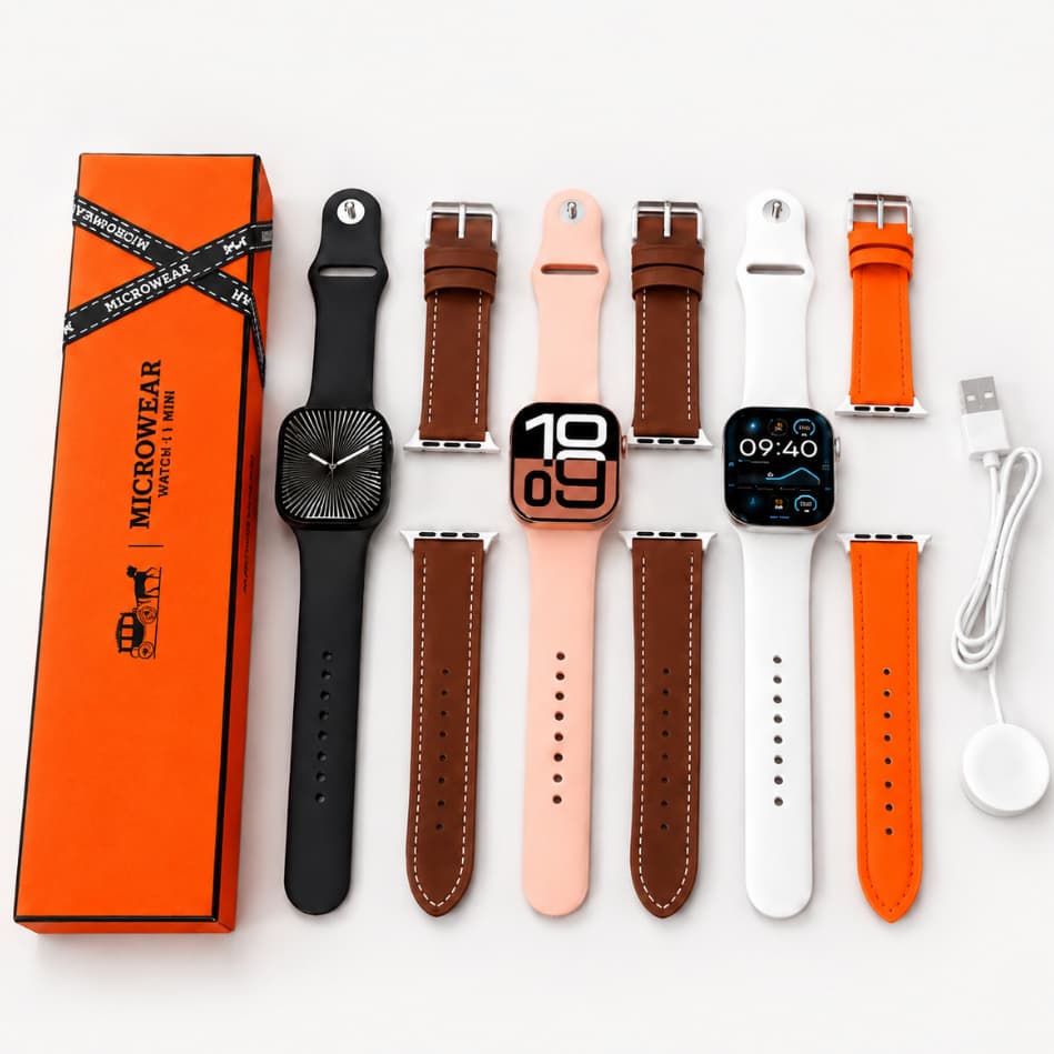 Relógio Smartwatch W11 Mini Série 11 Lançamento Responde mensagem/Feminino e masculino MICROWEAR