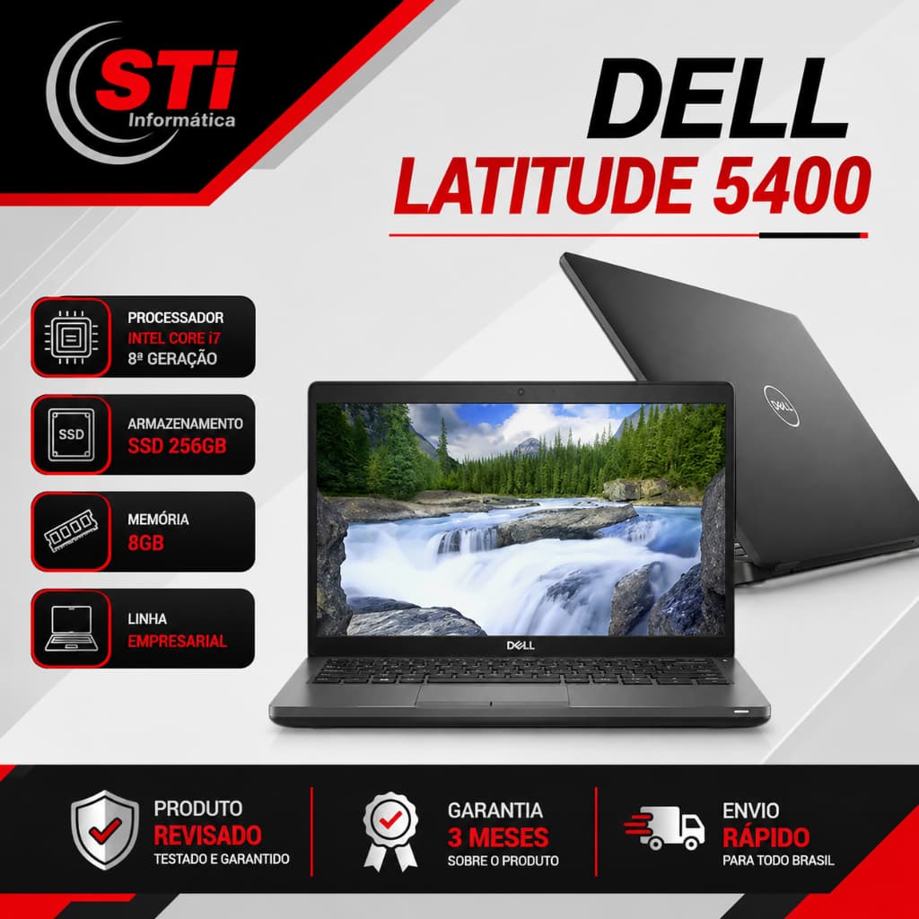 NOTEBOOK DELL LATITUDE 5400 | i3 4ª GERAÇÃO | SSD 256gb |
