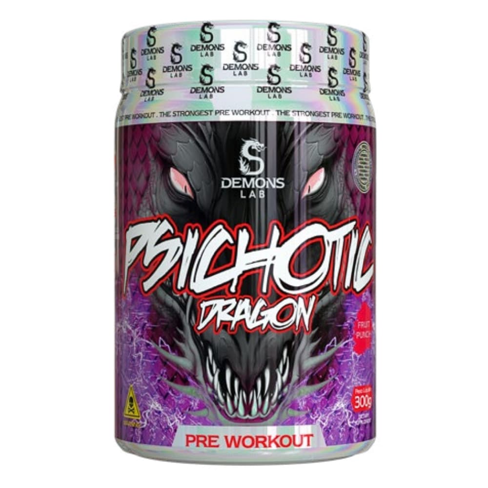Pré-treino - Psichotic Dragon 300g - Fruit Punch