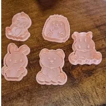 Conjunto cortador de biscoito | Molde para biscoito | Molde para massinha de modelar