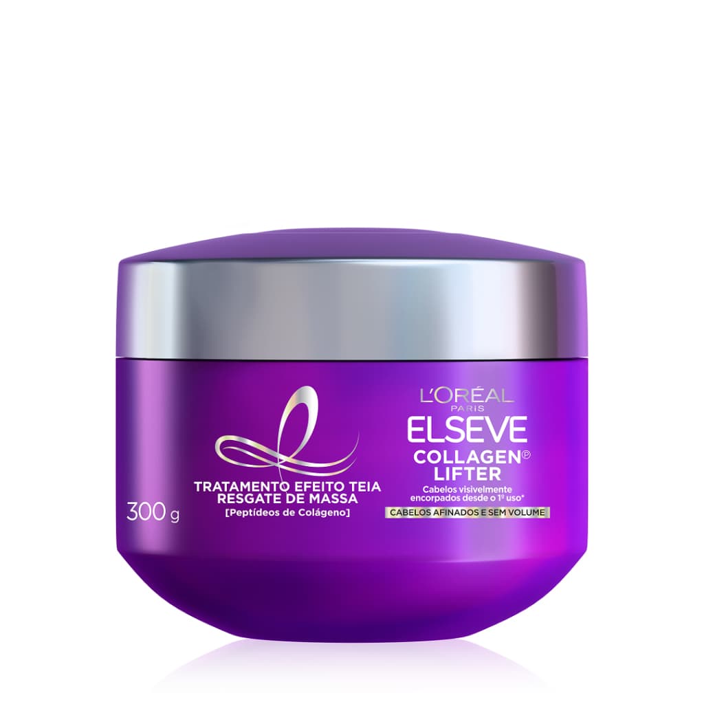 Tratamento Efeito Teia Resgate de Massa  L'Oréal Paris Elseve Collagen® Lifter 300g