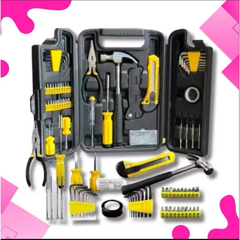 Kit Ferramentas Completo Maleta Organizador 200 Pecas Profissional Domestico
