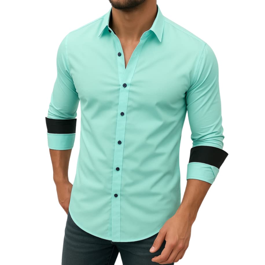 Camisa Social Masculina Manga Longa Estilosa Casual Envio Rapido