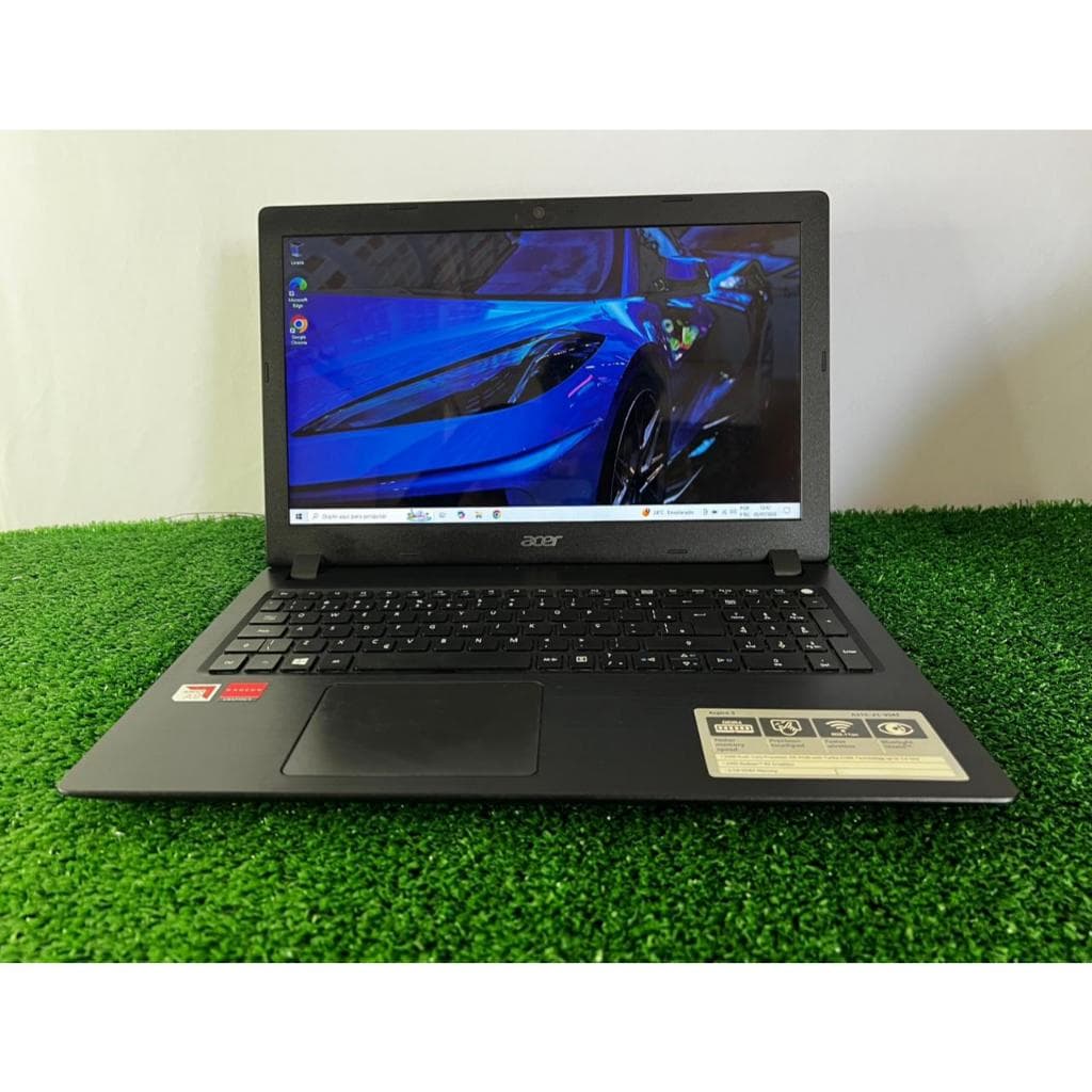 Notebook Acer Aspire 3 | SSD Kingston 240gb | 6gb RAM | AMD A9-9420 | Tela grande | estudos trabalho home office