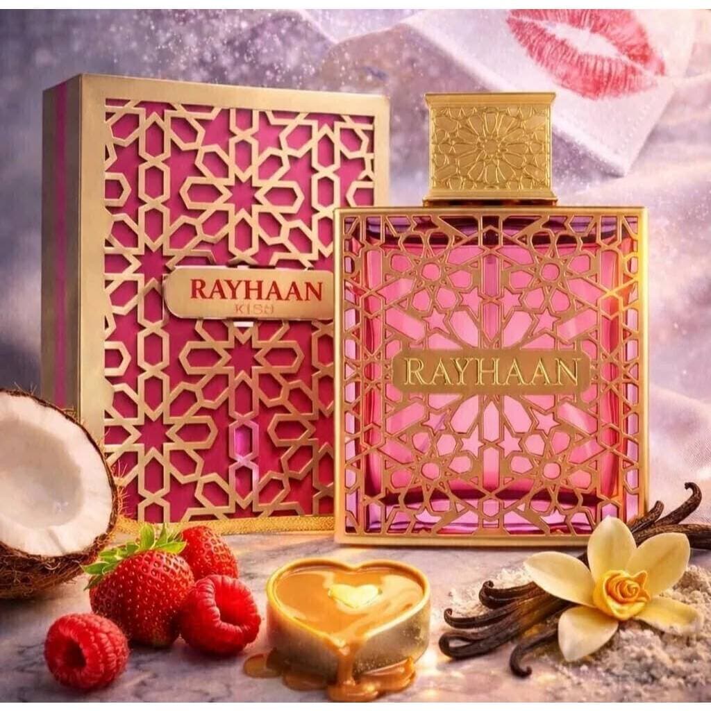 Perfume Rayhaan Kiss EDP 100ml Feminino Importado Original