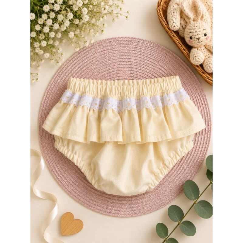 Calcinha Para Bebê/Tapa Fralda Para Menina