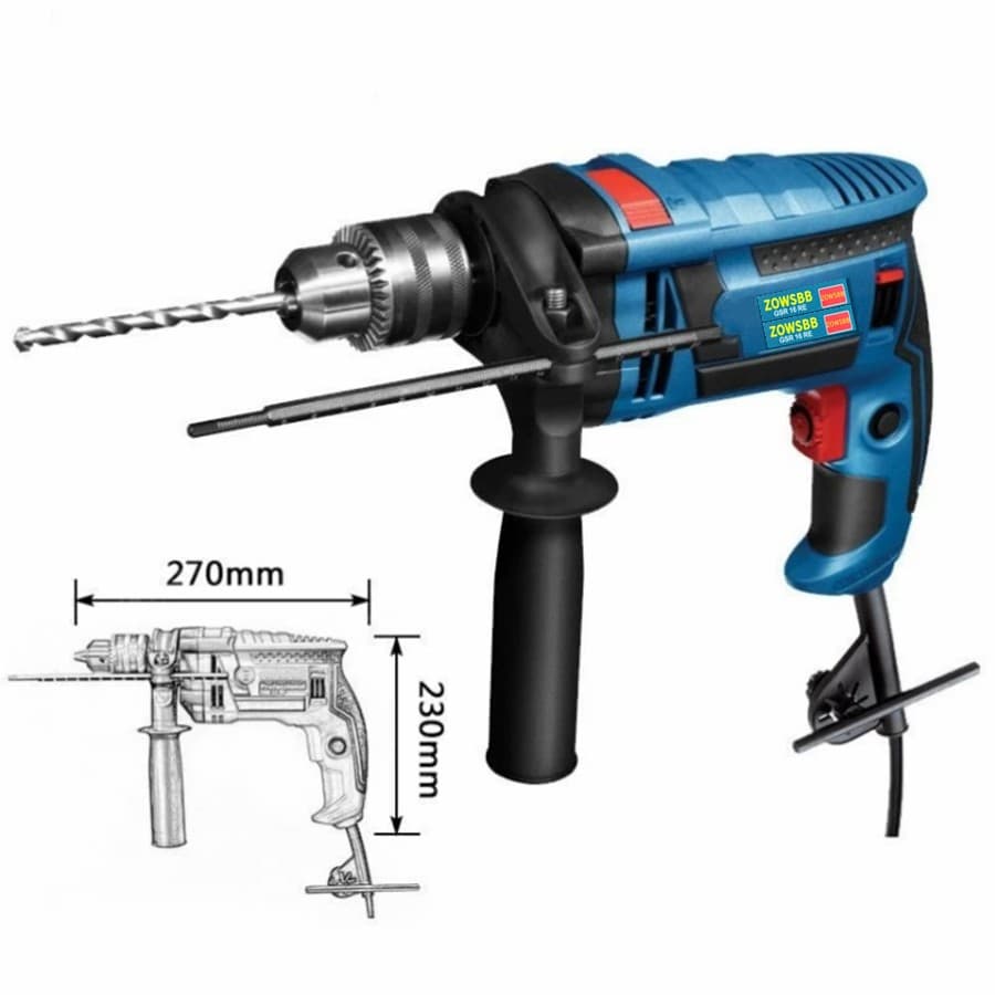 Furadeira E Parafusadeira De Impacto aplicar  980W Muito Potente Furadeira Industrial Impacto