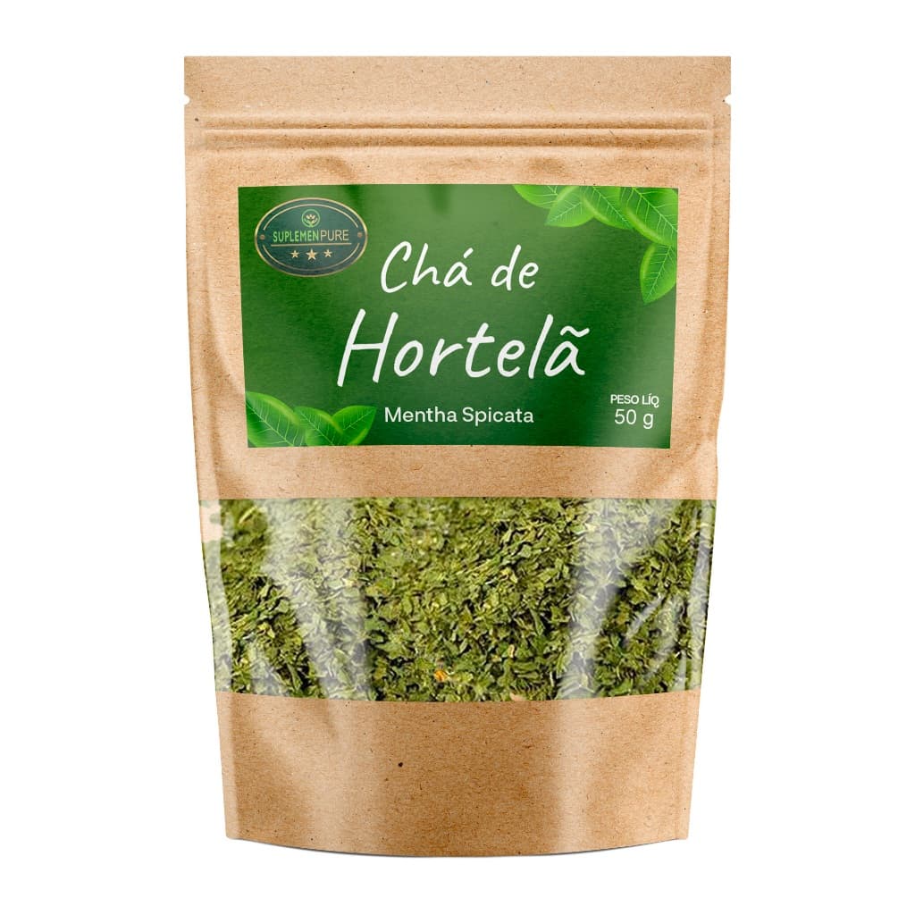 Kit 1Ou 2x  Chá Hortelã 100% Natural Organico Sabor Marcante Original