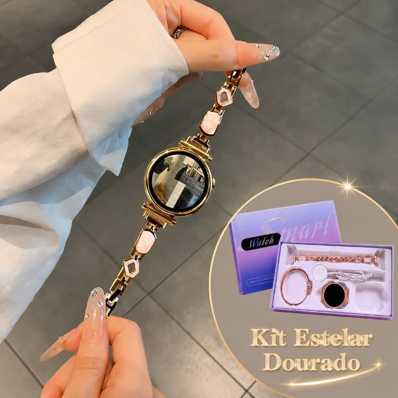 Relógio Smartwatch Feminino Digital Inteligente Esportivo Original Android iOS Promoção
