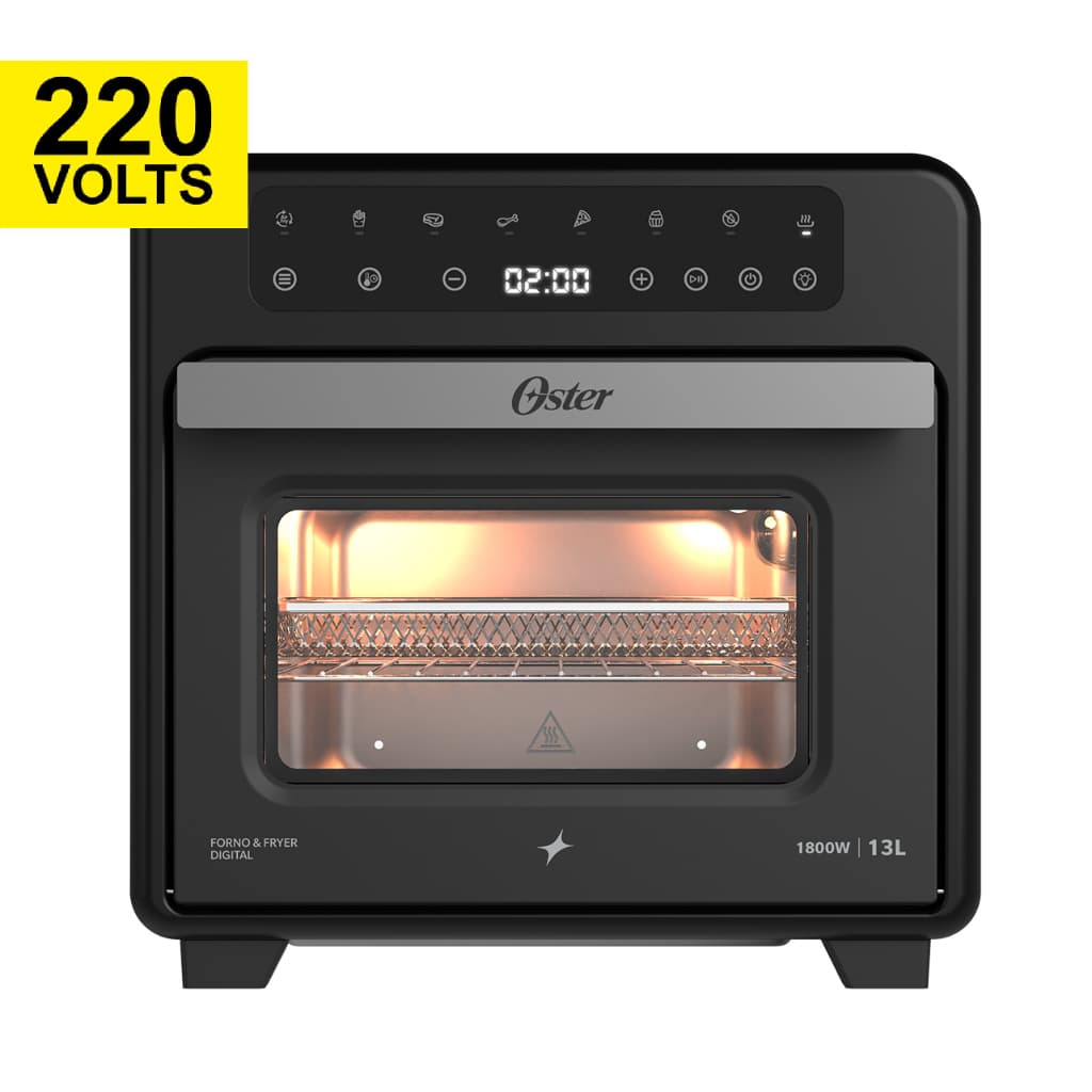 Fryer E Forno 13l Oster Digital 1800w Pro 8 Em 1 - 220v