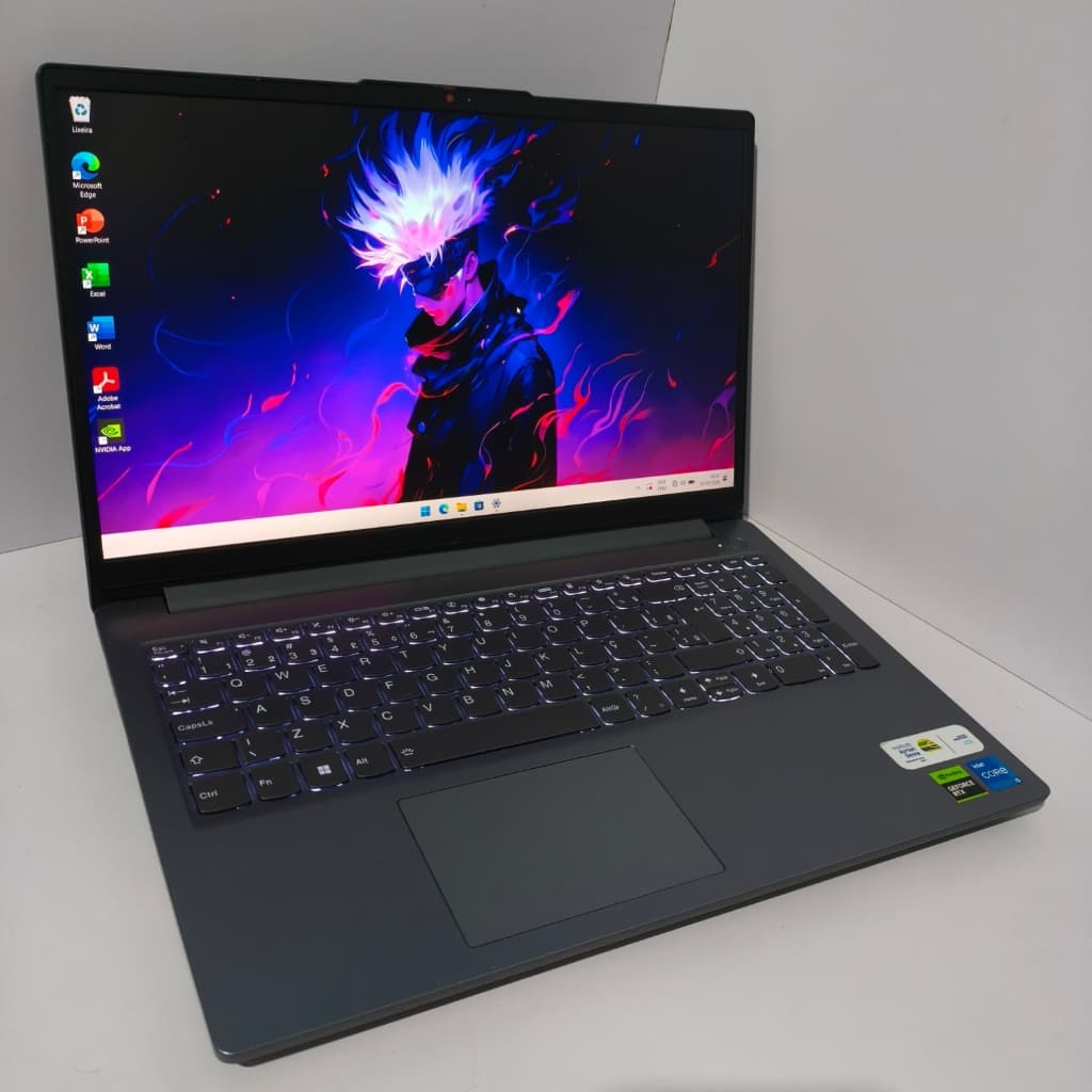 Notebook LENOVO LOQ, Core i5 12ª, RTX 3050 6GB, 16GB DDR5, 512GB SSD NVMe, 15.6P FHD IPS 144Hz