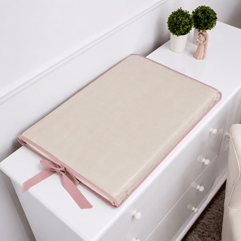 Trocador Americano para Comoda Enxoval de Bebê Varias Cores Linho Luxo Menino Menina  Impermeável