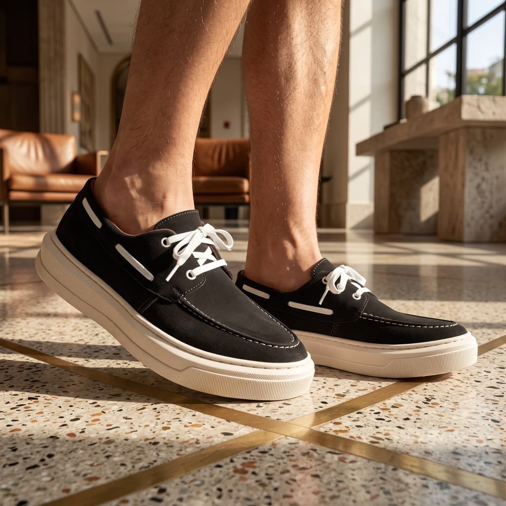 Sapatênis Slip On Masculino Casual Premium Estiloso Confort Linha Elite Calçado Passeio Luxo Chic