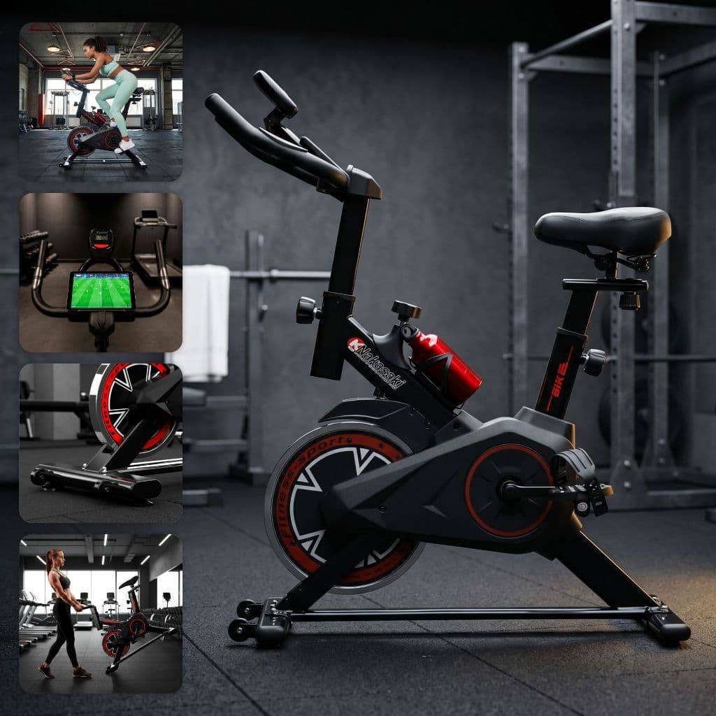 Bicicleta Bike Spinning Ergométrica Treino Eficiente Ajuste de Conforto Premium