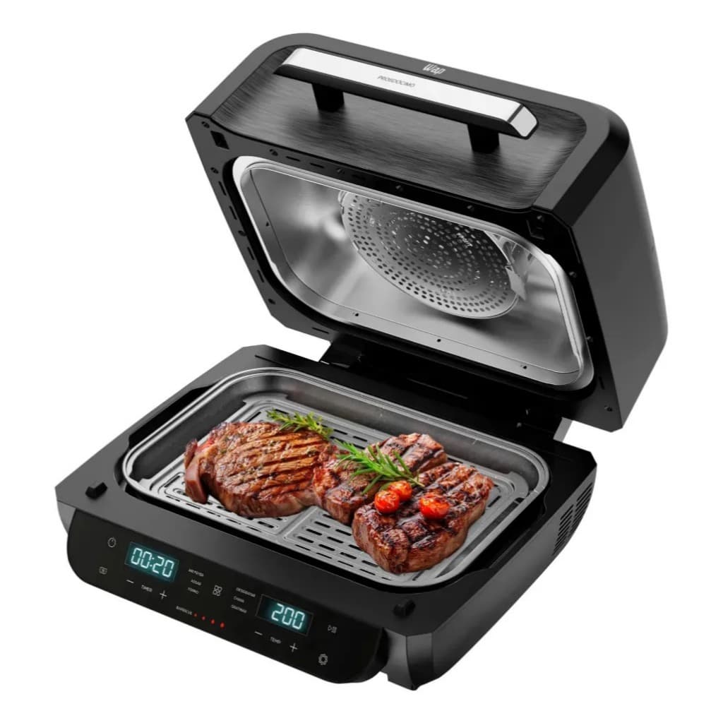 Fritadeira Elétrica Air Fryer Barbecue WAP Flame Digital Wc Ab1050 Com Painel Digital 127v
