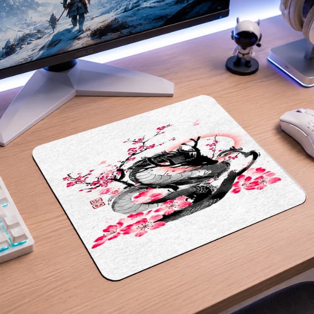 Mouse Pad 30x20cm Oriental Gamer Pequeno Para Mouse Óptico Notebook PC
