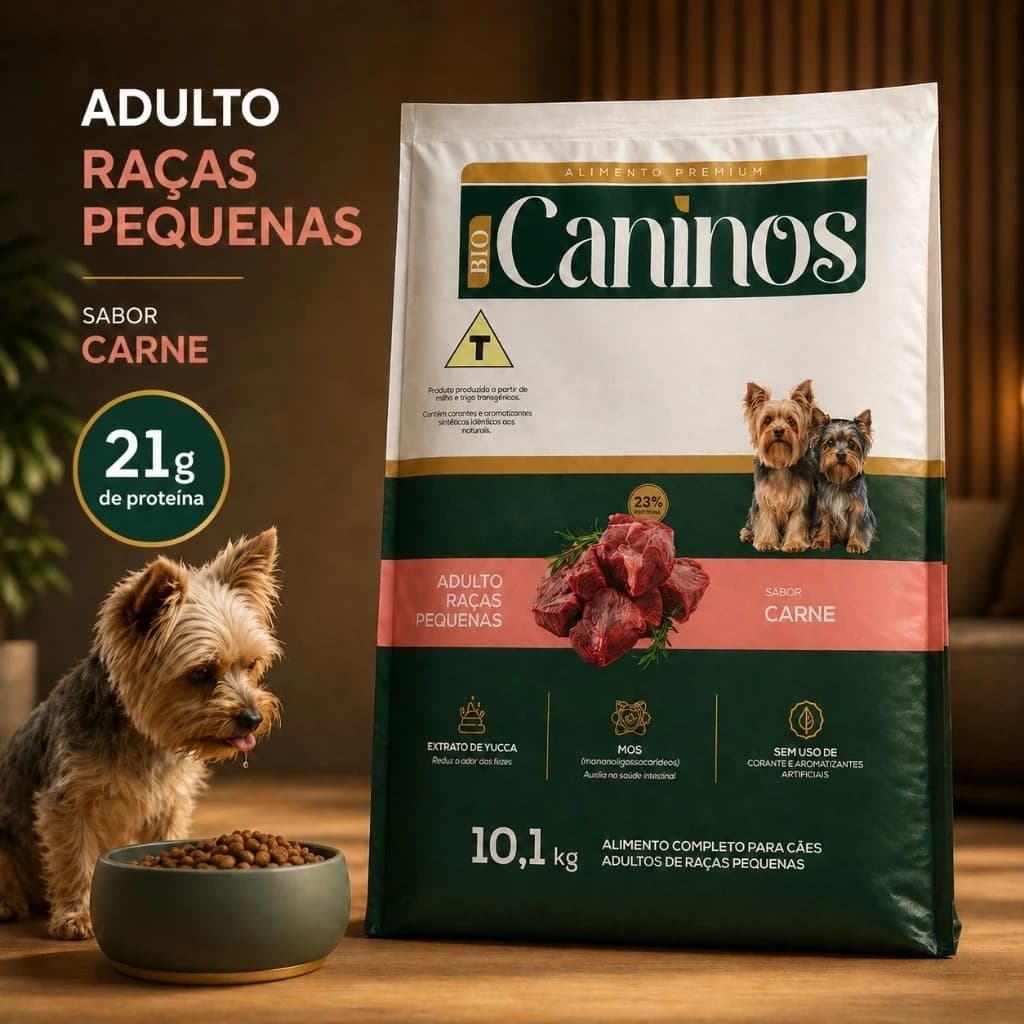 Ração Para Cachorro Raças Pequenas Adulto Shitzu Yorkshire Lhasa Apso Pug Maltes Spitz Alemao Pinscher Chihuahua