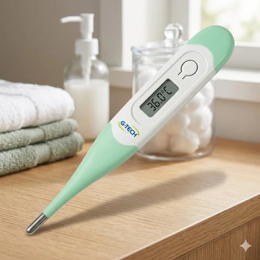 Termômetro Digital G-Tech Ponta Flexível THGTH400 Verde Medição Rápida