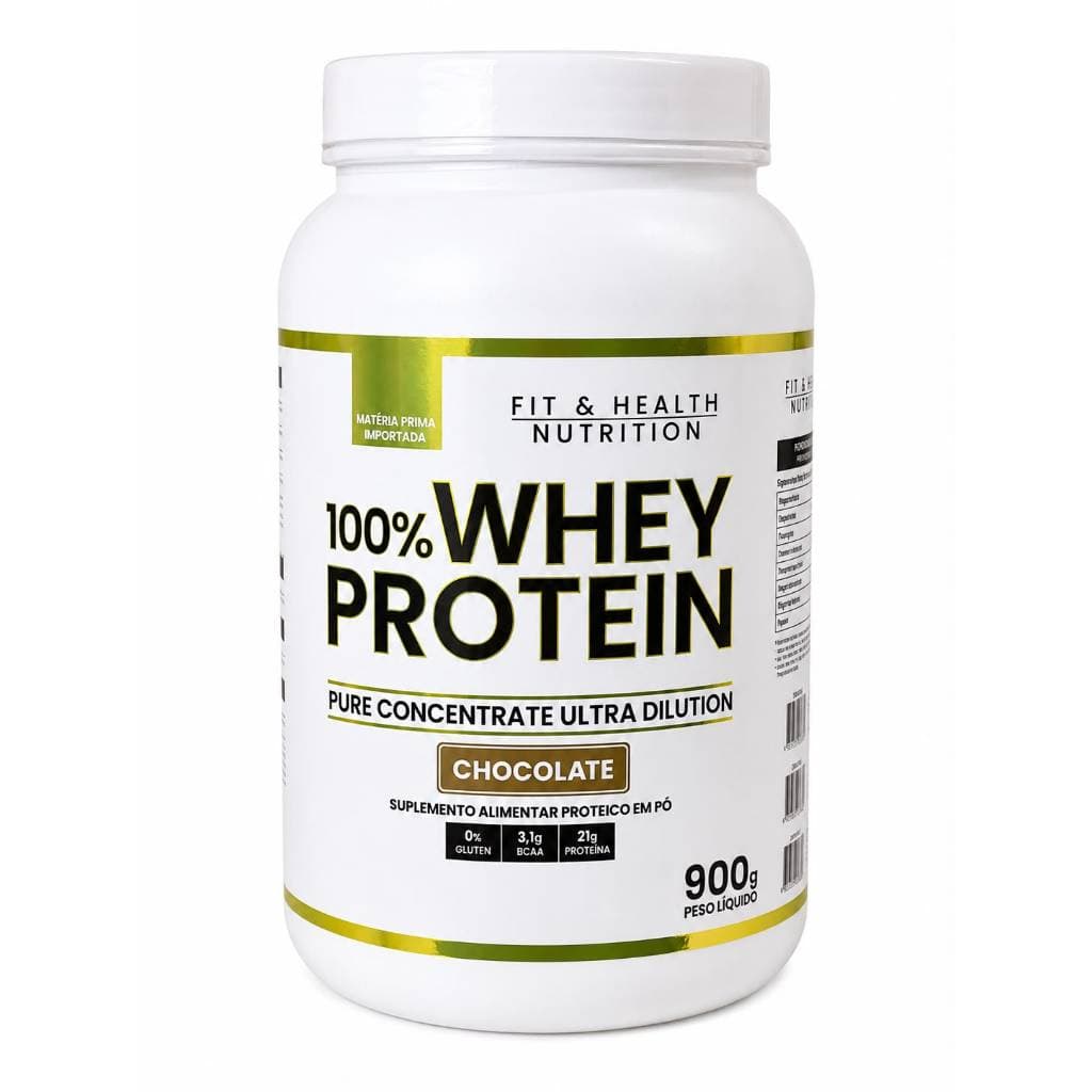 Whey Protein 100% Concentrado FHL – 900g Chocolate