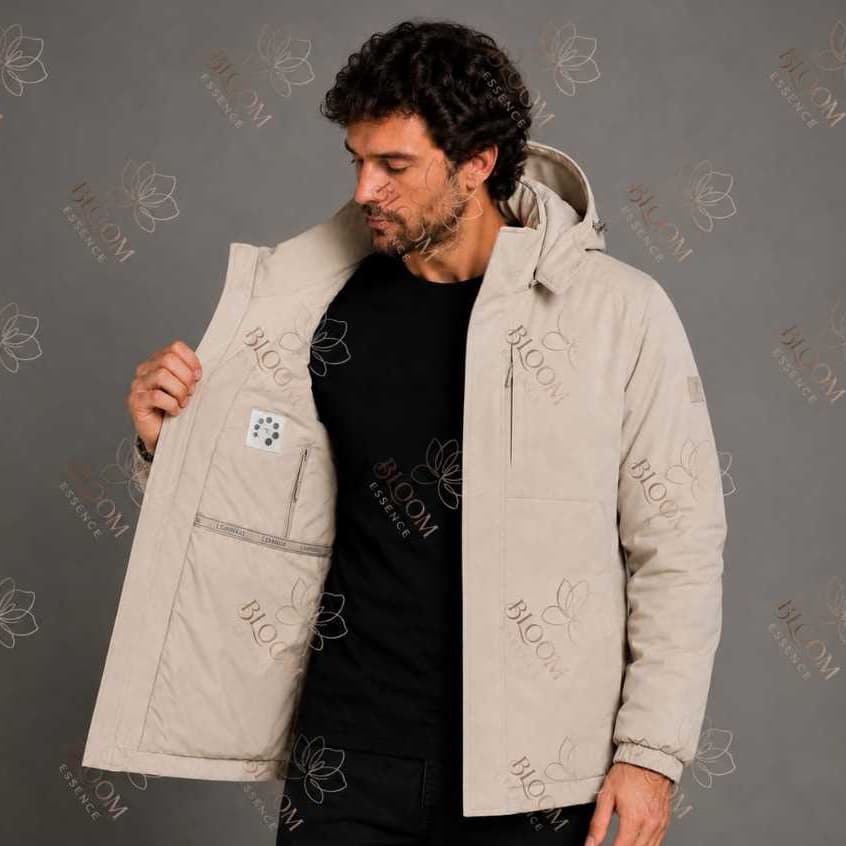 Jaqueta Masculina Impermeavel com Forro Acolchoado
