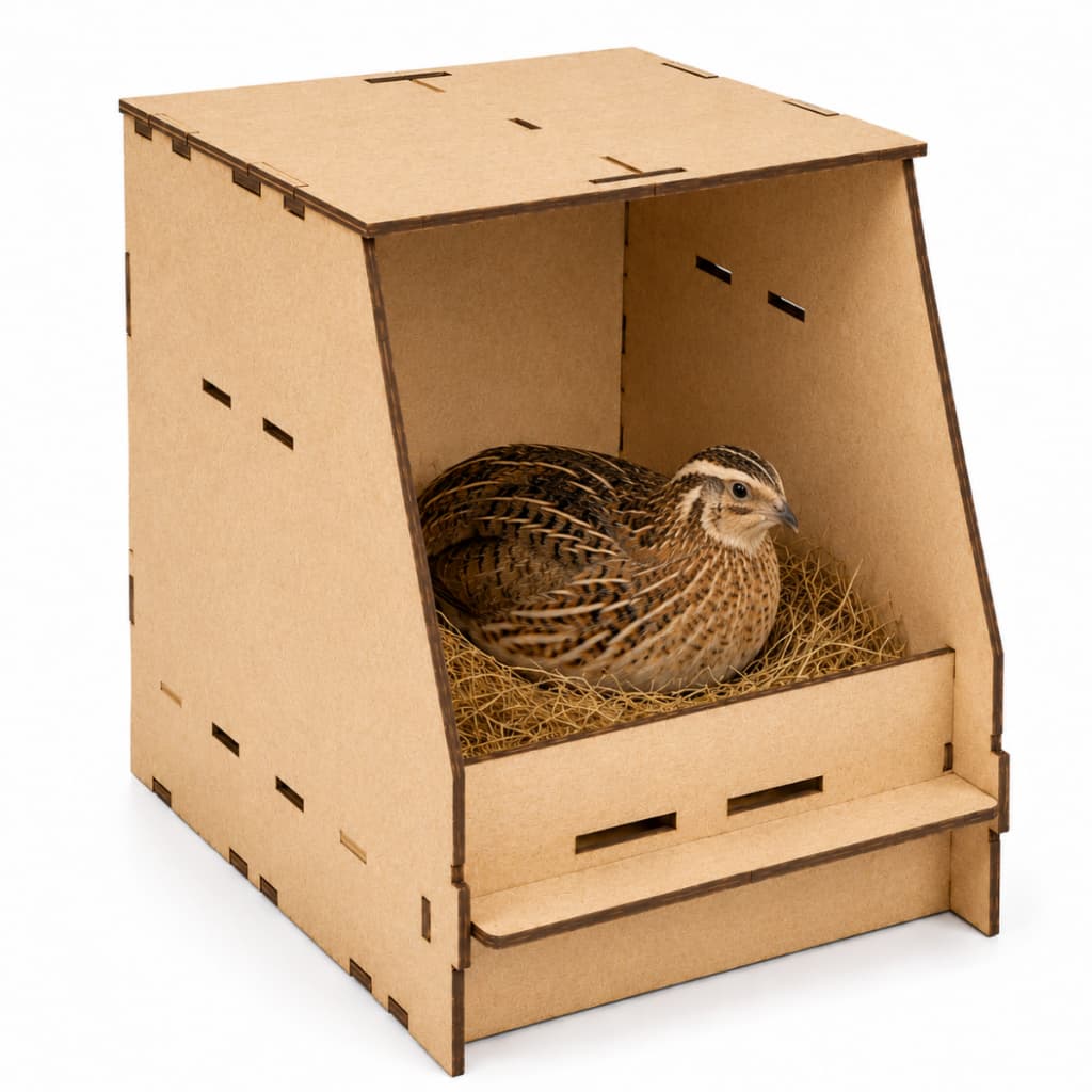 Ninho Para Galinhas Codornas Poedeiras Mdf Reforçado Casinha Galinha