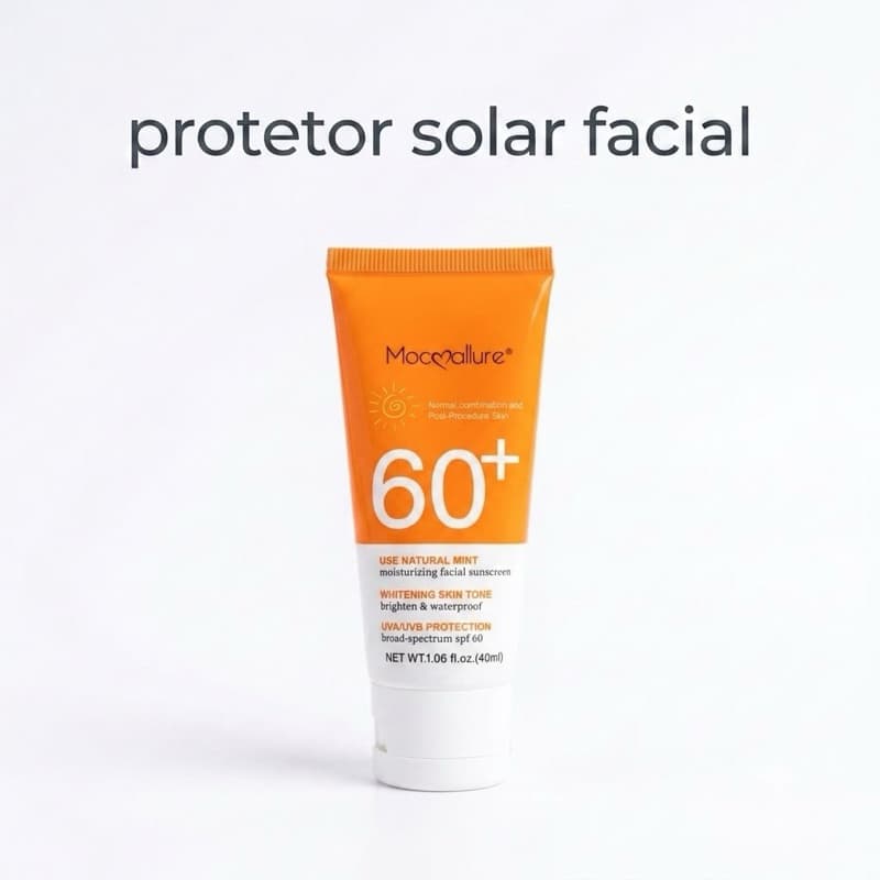 Protetor Solar Facial Moc Allure FPS 60 PA++ Toque Seco Proteção UVA UVB