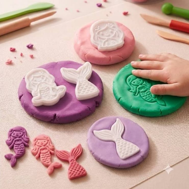kit Cortadores e carimbos de biscoito. Marcador, modelador, carimbo de massinha de modelar de impressão 3d PLA