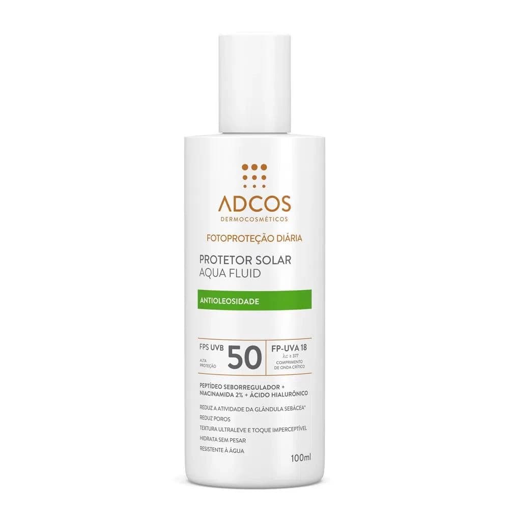 Adcos Protetor Solar Aqua Fluid Fps 50 100ml Incolor