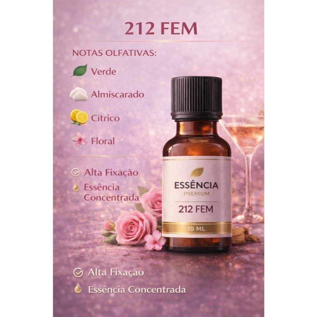 ESSENCIA DE PEFUME FEMININA PREMIUM 60ML IMPORTADA ALTA FIXAÇÃO DURADOURA