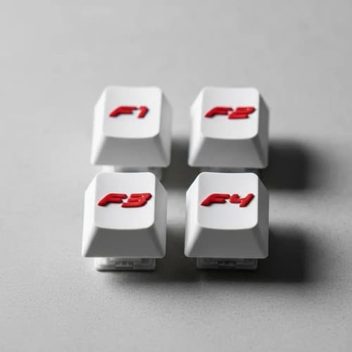 Kit 4 Keycaps Personalizadas F1 Teclado Mecânico