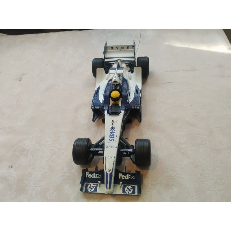 carrinho de controle remoto Wiliams f1 newray sem controle