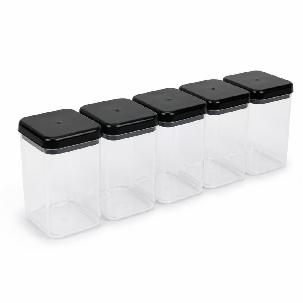 Kit Potes Para Temperos Porta Tempero Condimentos Cozinha com Tampa