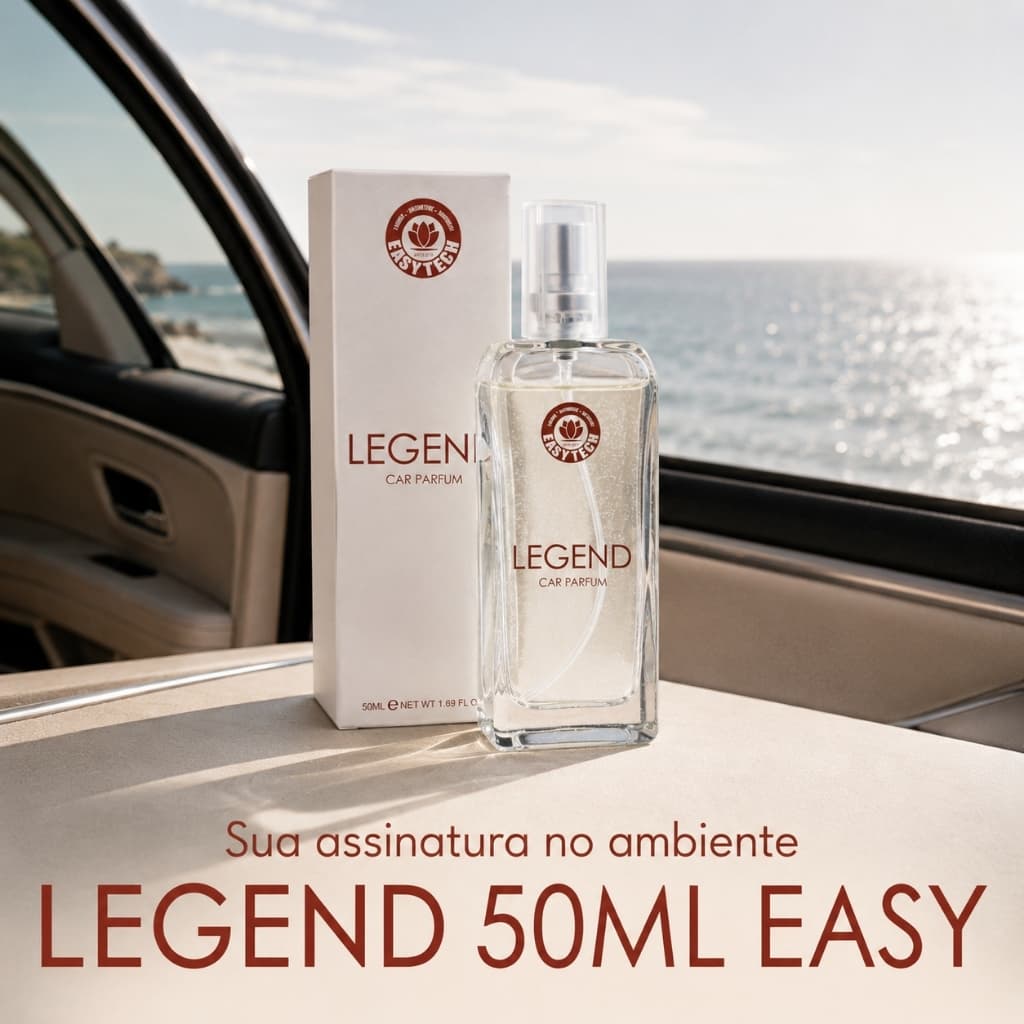 Aromatizante Automotivo Legend Easy 50ml Perfume Masculino para Tecidos Inspirado em Perfume Importado Invictus