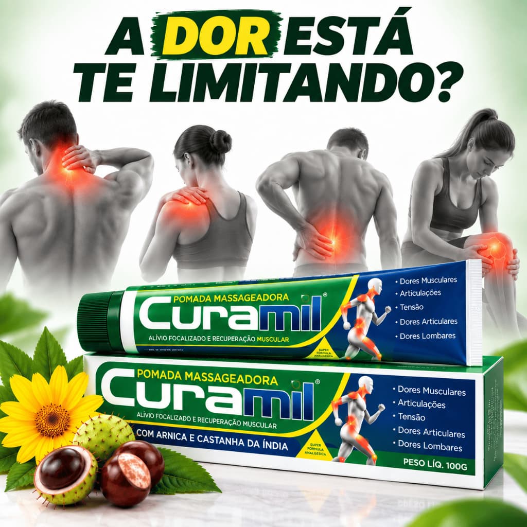 Pomada Massageadora Dores Musculares Articulações Relaxante Pós-Treino Pernas Cansadas