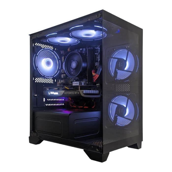 Computador Gamer CertoX STREAM AMD AQ 1016 TC DUAL CHANNEL AMD Ryzen 5 4500 Geforce RTX 4060 16GB DDR4 512GB SSD C/5