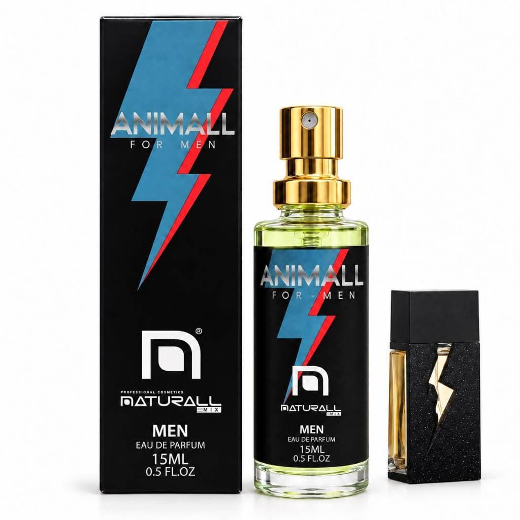Perfume Masculino Animall For Men Eau de Parfum 15ml - Amadeirado Aromático