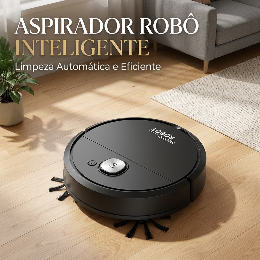 Lume&Lume Robô Varredora/Aspirador De Pó  Automática 3 Em 1 Limpeza Doméstica Robótico Inteligente E Silencioso