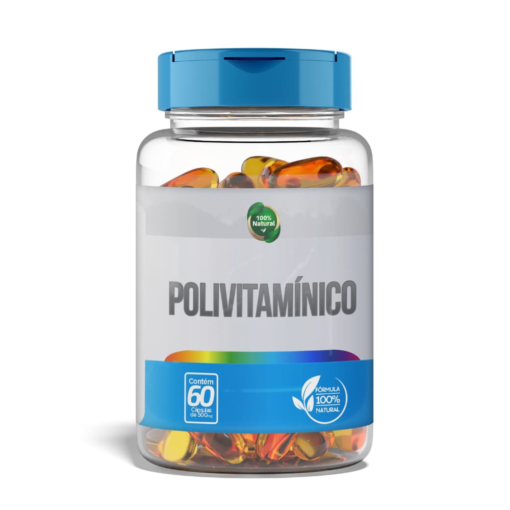 Polivitamínico de A a Z Completo – Suplemento Alimentar com Vitaminas e Minerais para Imunidade