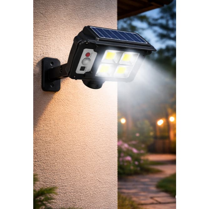 Luminaria solar Luminária led solar Luminária refletor Luminária externa de led lumina